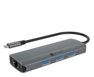 ICY BOX USB-C 6w1 - 1 monitor, PD 100, LAN IB-DK4034a-CPD - 1316429 - zdjęcie 1